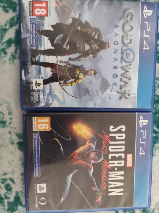 God of War Ragnarok y Spider-Man PS4