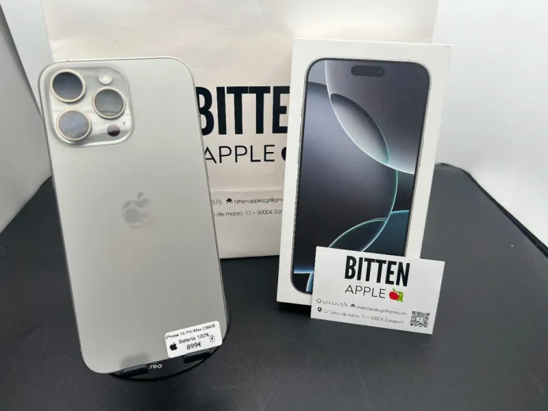 iPhone 16 Pro Max 256GB NATURAL TITANIUM  GARANTIA afbeelding 3