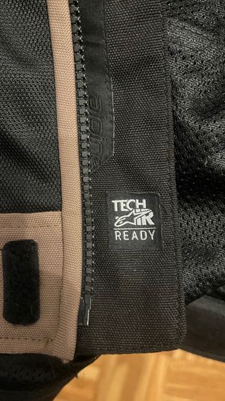 Chaqueta Moto Alpinestars Negra/Beige