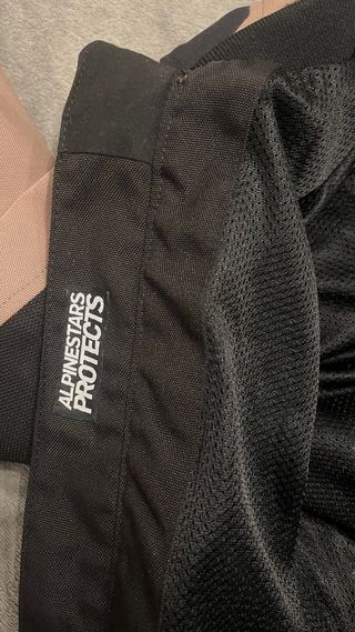 Chaqueta Moto Alpinestars Negra/Beige