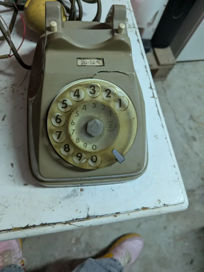 Contascatti SIP vintage + Teléfono de disco afbeelding 10