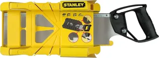 Caja ingletadora Stanley con serrucho