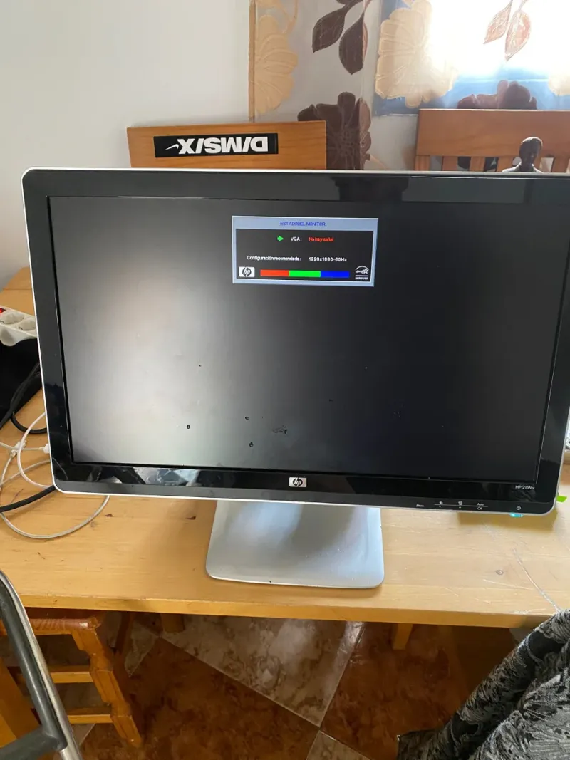 Monitor HP 21.5 Negro