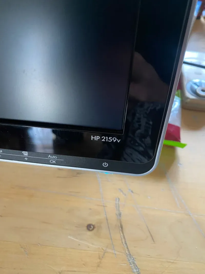 Monitor HP 21.5 Negro afbeelding 2
