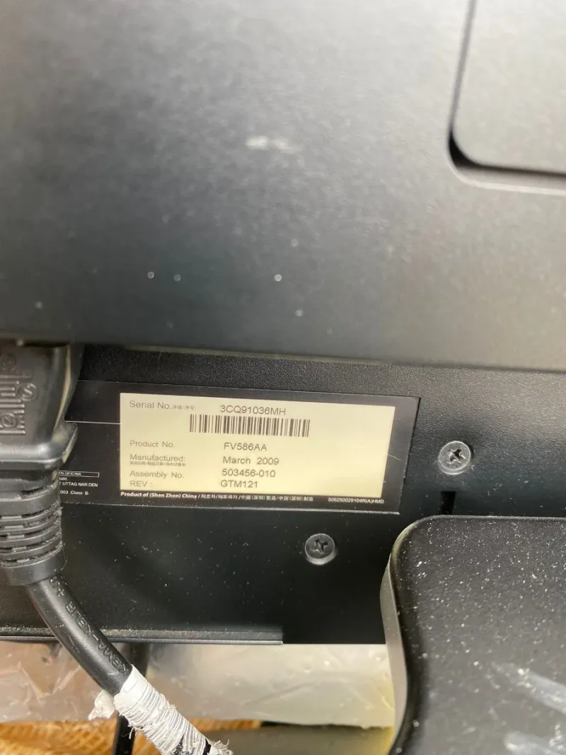 Monitor HP 21.5 Negro afbeelding 3