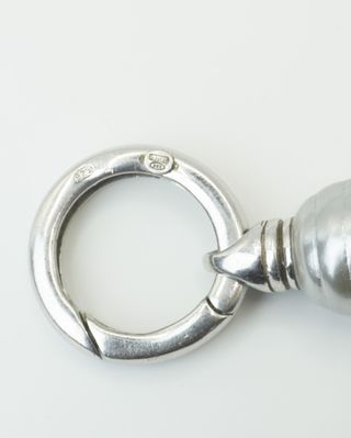 Parure perle grigie e argento 925