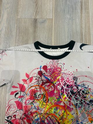 Sudadera gráfica abstracta multicolor