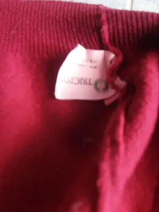 Chaleco Yves Saint Laurent Rojo