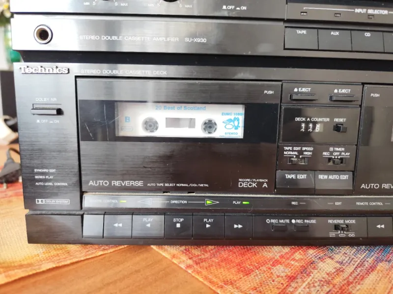 Technics SU-X930 Amplificador CD Cassette afbeelding 4