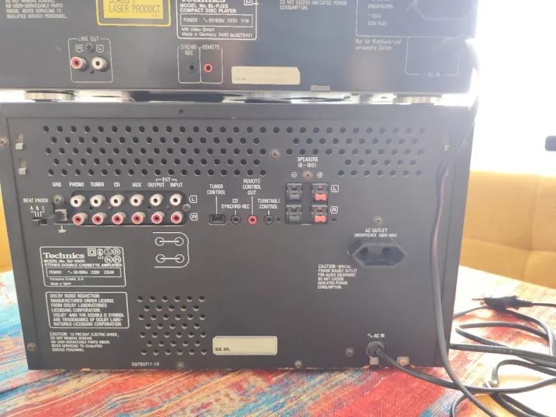 Technics SU-X930 Amplificador CD Cassette afbeelding 9