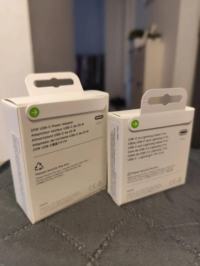 Cargador Apple USB-C 20W y Cable USB-C a Lightning afbeelding 2