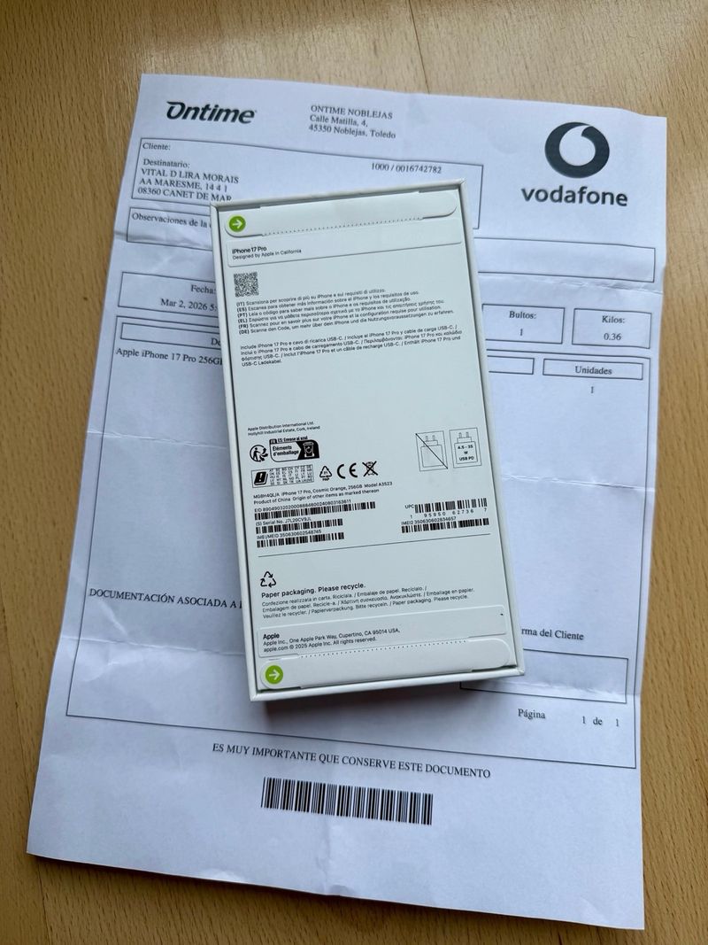 iPhone 17 Pro 256GB Precintado Con Factura afbeelding 2