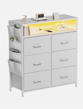 Cómoda HLONONE 6 cajones con luz LED