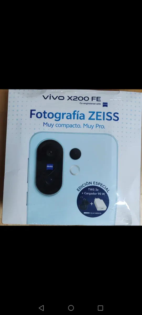 Móvil Vivo X200 FE Edición Especial Azul