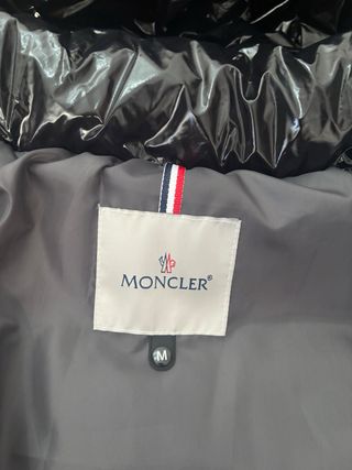 Giubbotto Moncler Nero Lucido