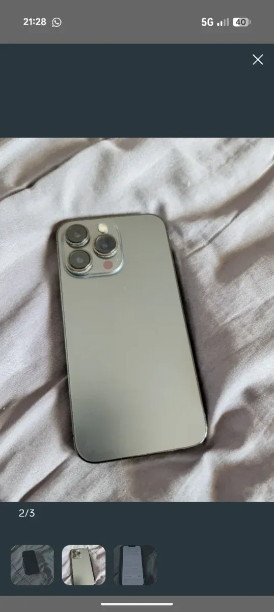 iPhone 13 Pro 74% Capacidad Batería afbeelding 2