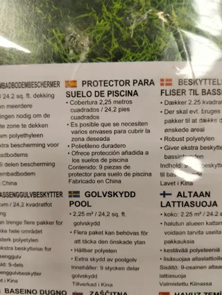 Tapiz suelo acolchado Bestway 50x50 cm 8 piezas