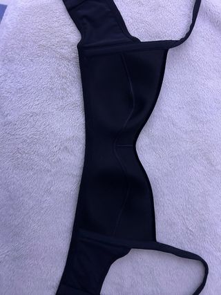 Top La Perla nero Spalline fisse e nn regolabili