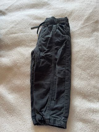 Pantalón pana niño gris talla 2/3 Zara