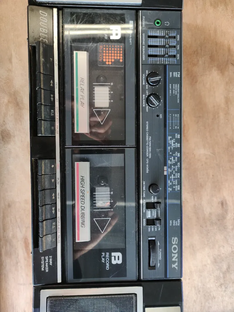 Radio Cassette Sony CFS-W365S AM/FM Estéreo afbeelding 2