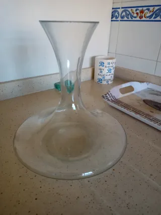 Dispensador de vino de cristal