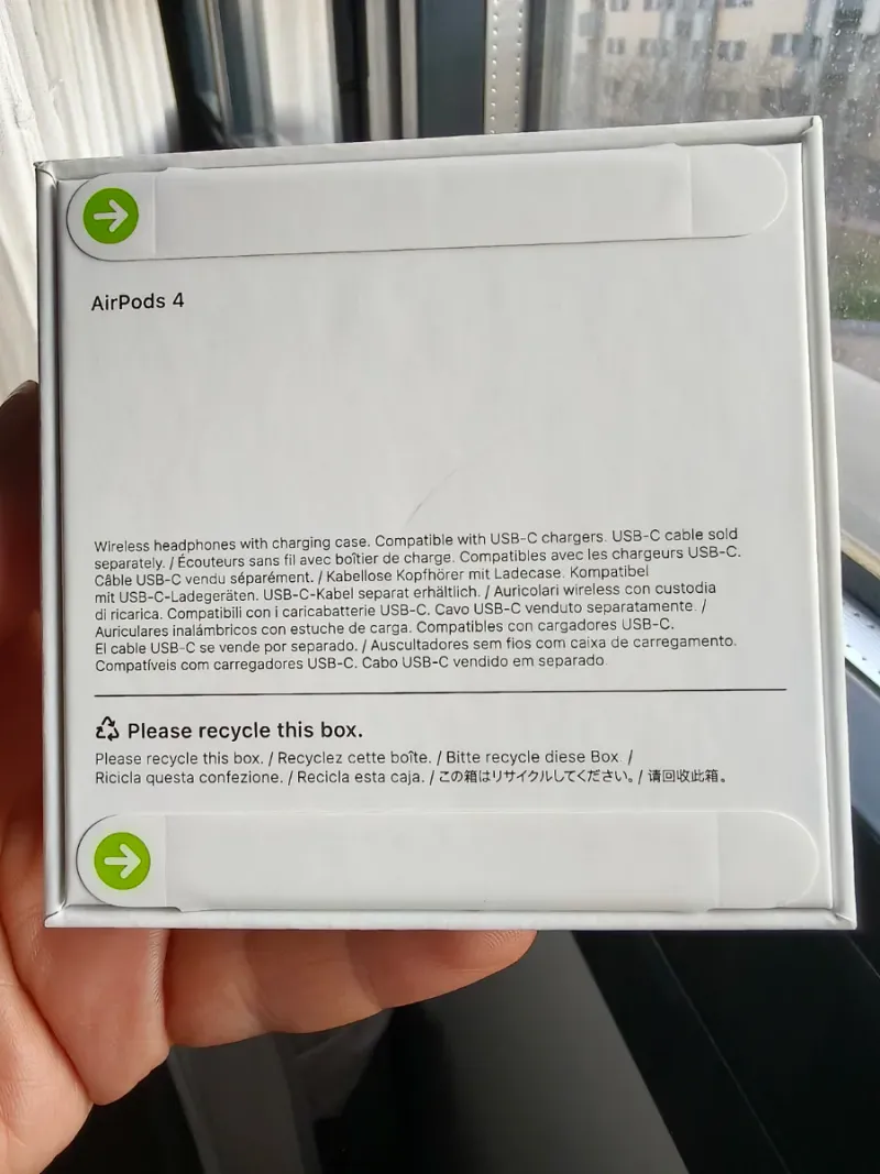 Airpods 4 Nuevos Apple Blancos afbeelding 2