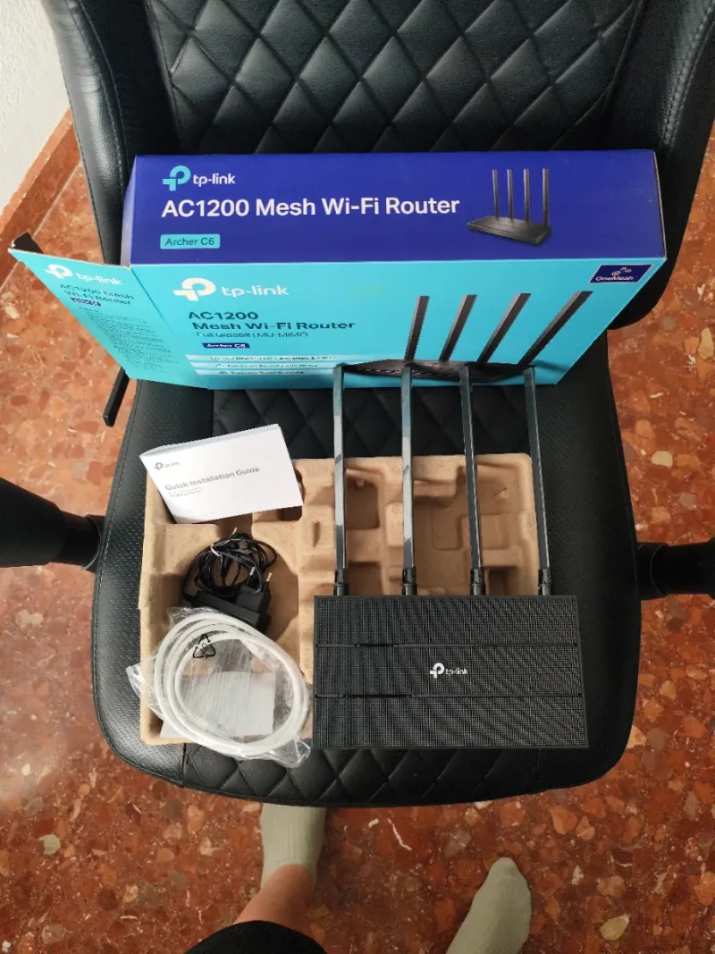 TP-Link AC1200 Mesh Wi-Fi Router Archer C6 afbeelding 2