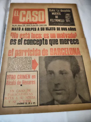 Periódico El Caso 25/03/1972 Feltrinelli