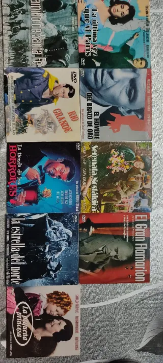 Lote 13 DVDs Cine Clásico (Varios Géneros)