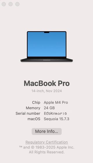 MacBook Pro M4 Pro