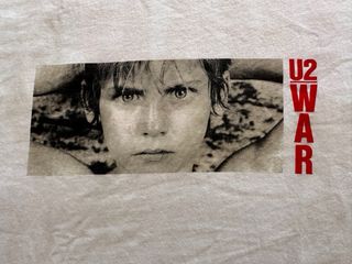 Camiseta U2 War Hombre Blanca