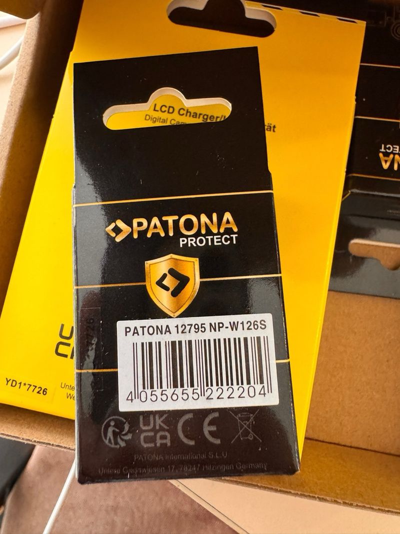 Cargador Doble LCD y 2 Baterías Patona afbeelding 3