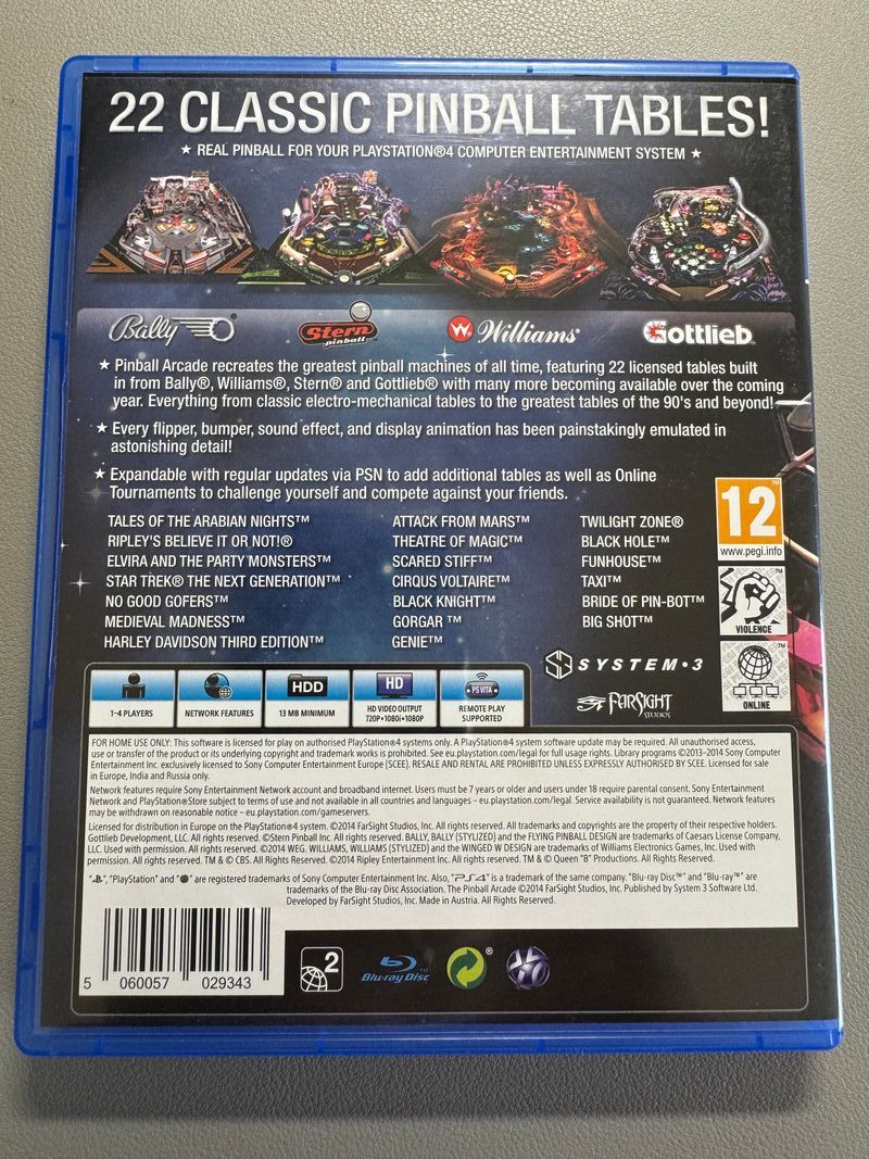 The Pinball Arcade - PS4 afbeelding 2