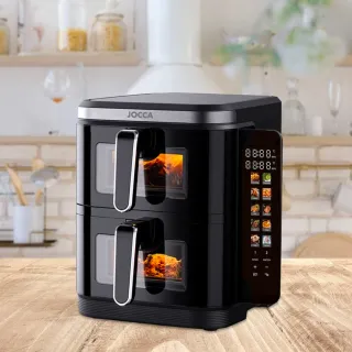 Freidora de aire Jocca 11L doble cubeta
