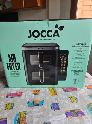 Freidora de aire Jocca 11L doble cubeta