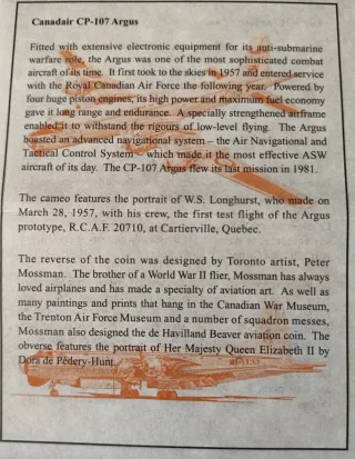 Moneta in Argento 20 Dollari Canadesi. 1 Oncia Troy.