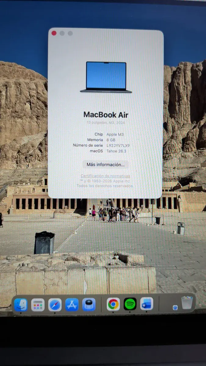 MacBook Air M3 256GB 8GB RAM afbeelding 3