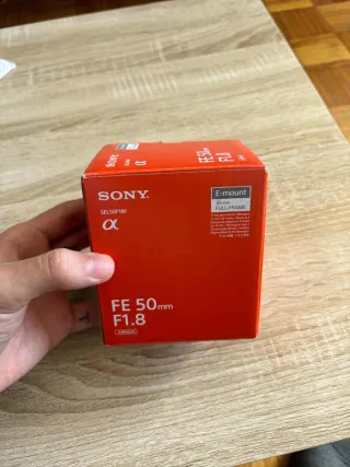 Objetivo Sony E 50mm f/1.8