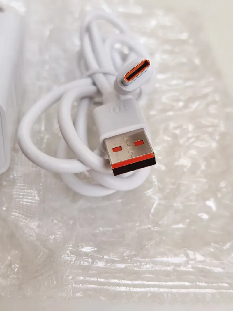 Cargador móvil USB 120W carga rápida cable tipo C. afbeelding 3