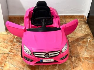 Coche eléctrico infantil rosa