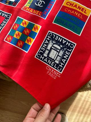 Pañuelo Chanel Vintage Multicolor