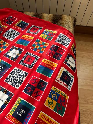 Pañuelo Chanel Vintage Multicolor