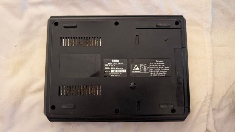 Consola Sega Mega Drive Negra + Fuente Original afbeelding 3