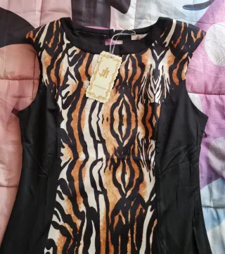 Vestito donna fantasia animalier