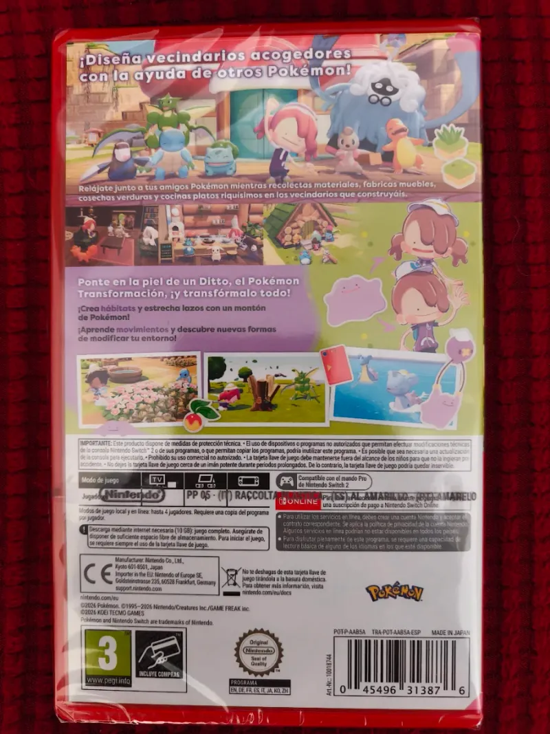 Pokémon Pokopia Precintado Nintendo Switch 2 afbeelding 2