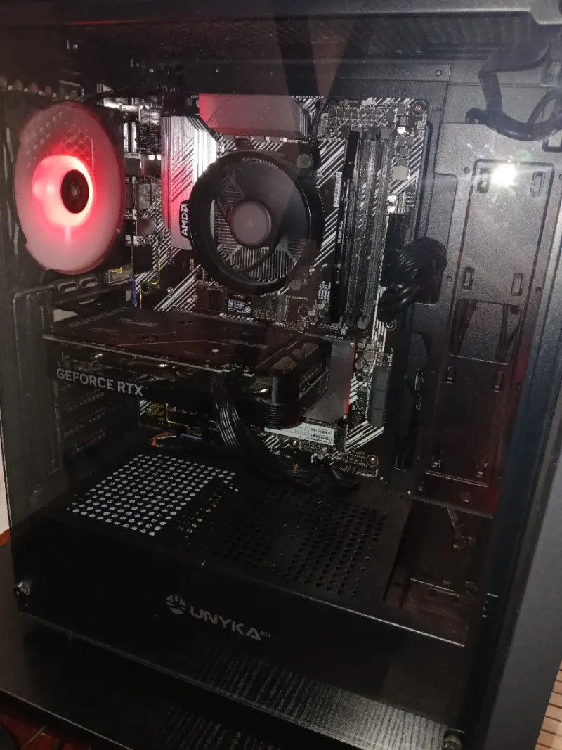 PC Gaming Ryzen 5 5500 RTX 4060 1TB SSD 16GB DDR4 afbeelding 2