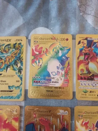 Cartas Pokémon Charizard Oro