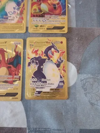 Cartas Pokémon Charizard Oro