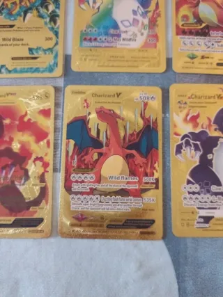 Cartas Pokémon Charizard Oro