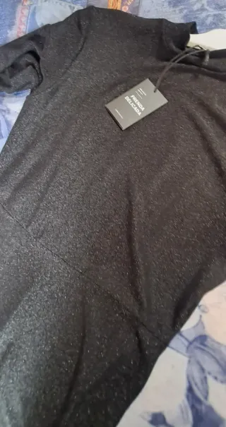 Vestido Cortefiel Negro Mujer